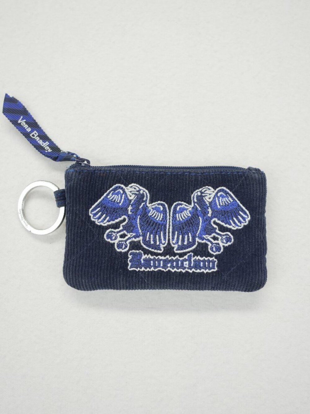 Vera Bradley Harry Potter Ravenclaw Corduroy ID Wallet Key Ring‎ Blue